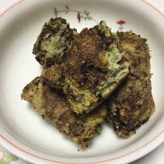 抹茶のおからケーキチョコレート風味